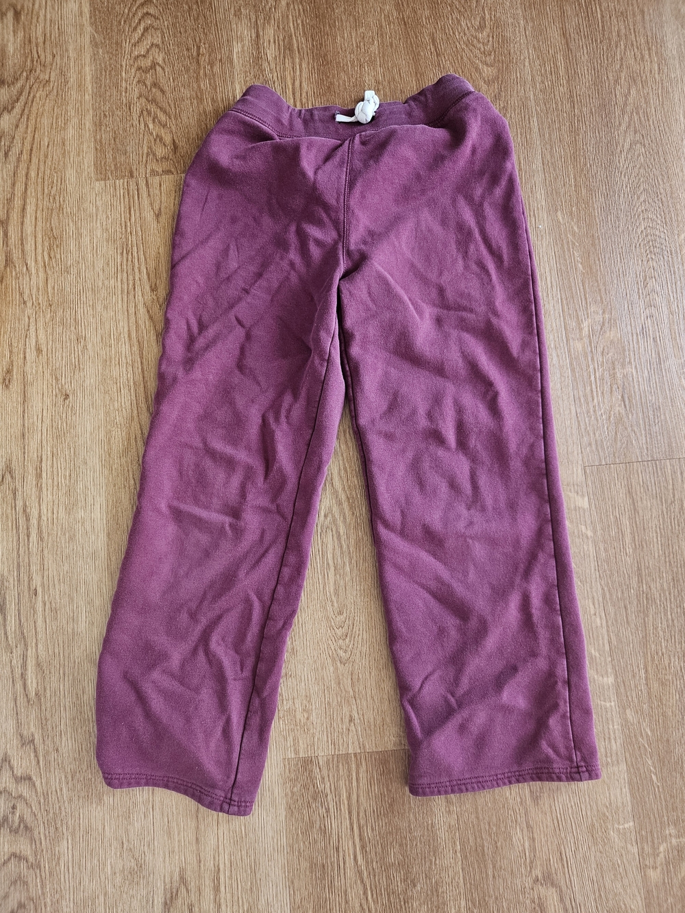 Kids Cozy Fleece Pants in Plum